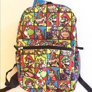 Super Mario Backpack (New With Tags)